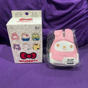 Loungefly Hello Kitty 50th Anniversary Mini Backpack Key/Bag Charm MY MELODY